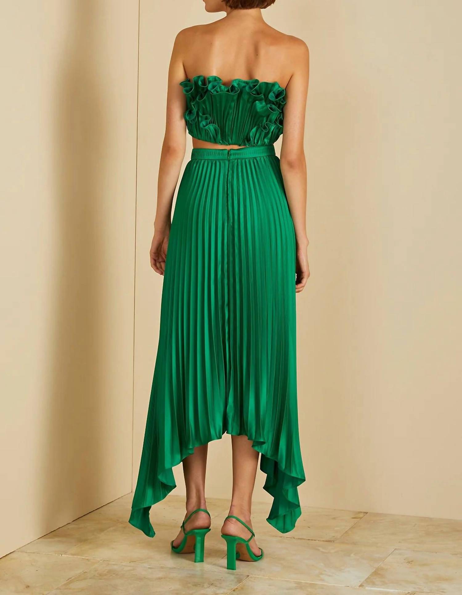 Amur - Averi Scallop Strapless Top