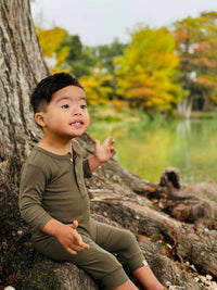 Me & Henry - Boys Mason Ribbed Romper