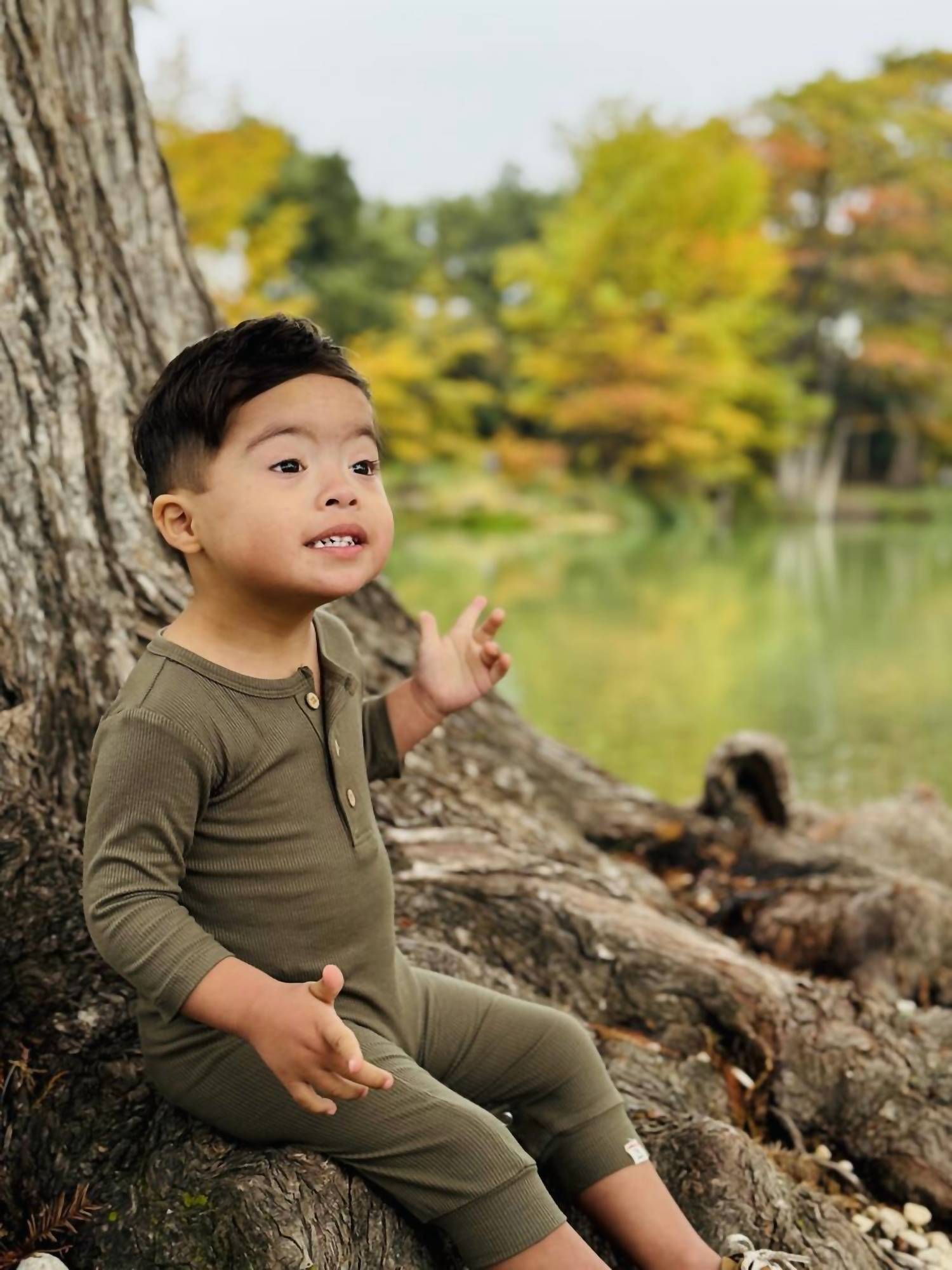 Me & Henry - Boys Mason Ribbed Romper