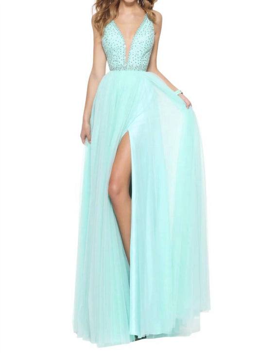 Sherri Hill - Plunging V-Neck Prom Dress
