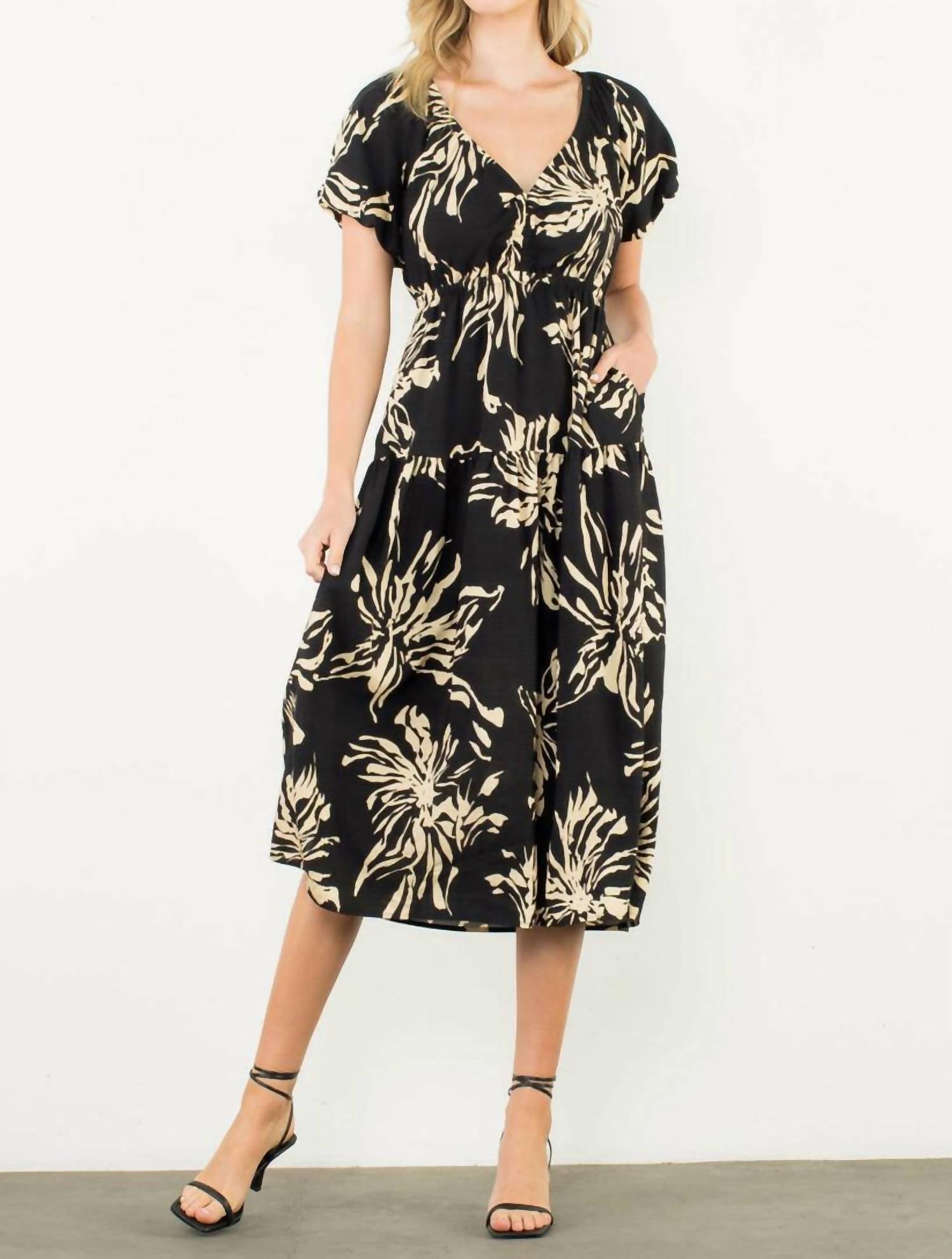 Thml - Floral Print Maxi Dress
