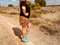 Oddi - Jolene Fringe Skirt - Plus