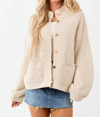 Entro - Button Up Sweater Cardigan