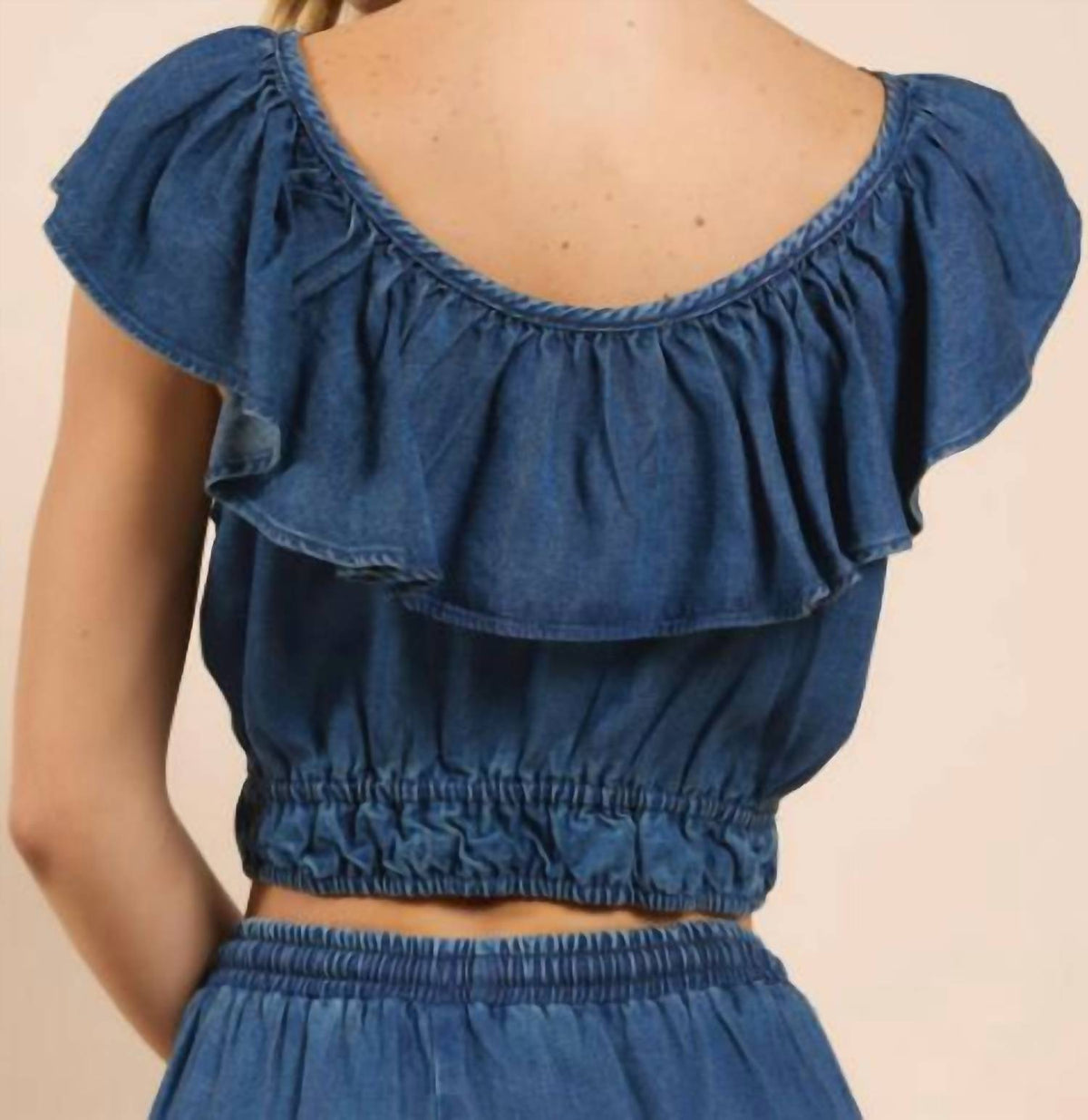Sadie & Sage - It’s Pouring Ruffle Top