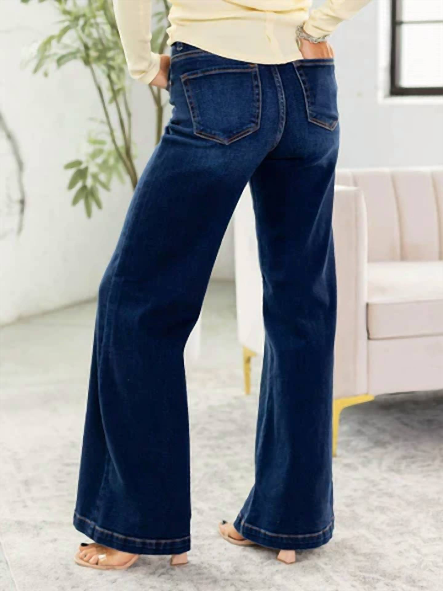 Risen - High Rise Wide Leg Jean