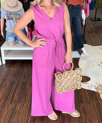 Doe And Rae - Wide Leg Modal Jumpsuit
