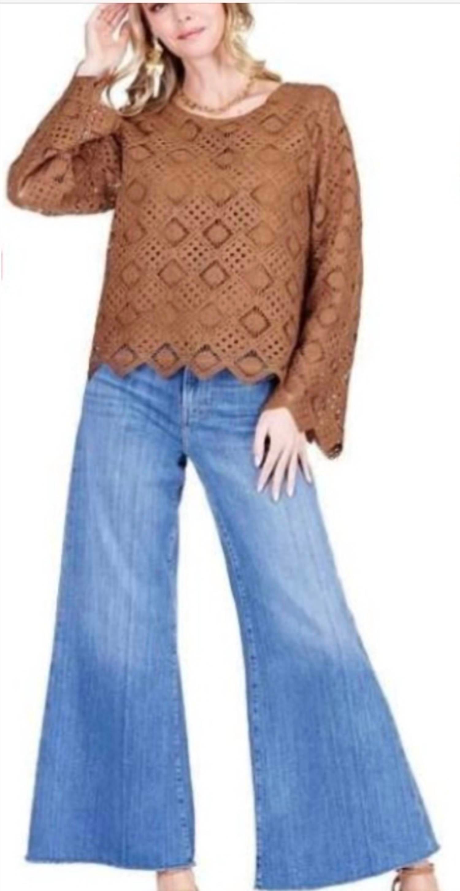 Joy Joy - Crochet Crop Top