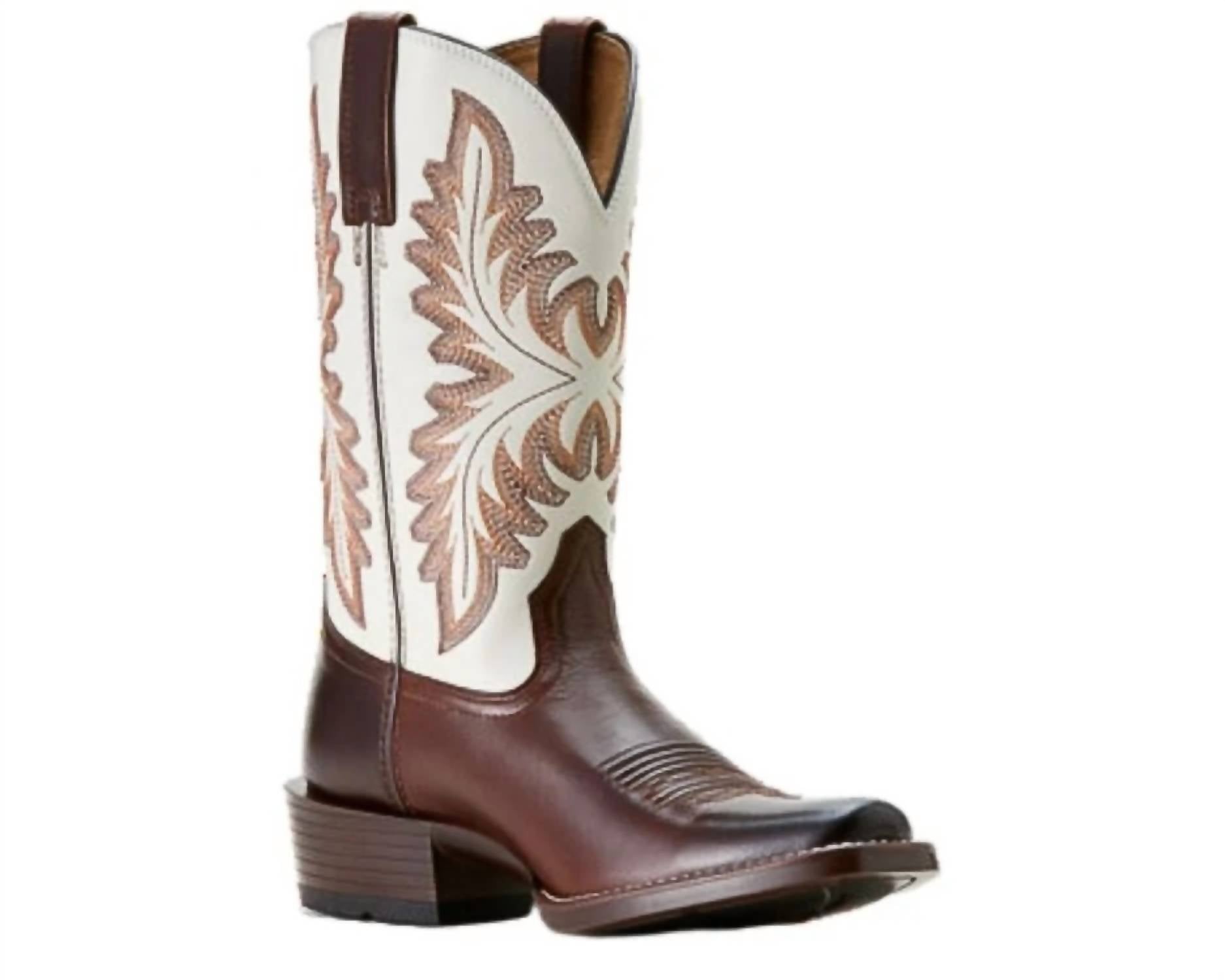 ARIAT Men's Renegade Cowboy Boot in mahogany crema - men's boots