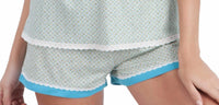 Twelve Eighty Eight - Tank Strap Camisole, Boxer Pajama Set