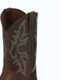 Justin Men's Brick Buff Boot in tan - men's boots - detail view