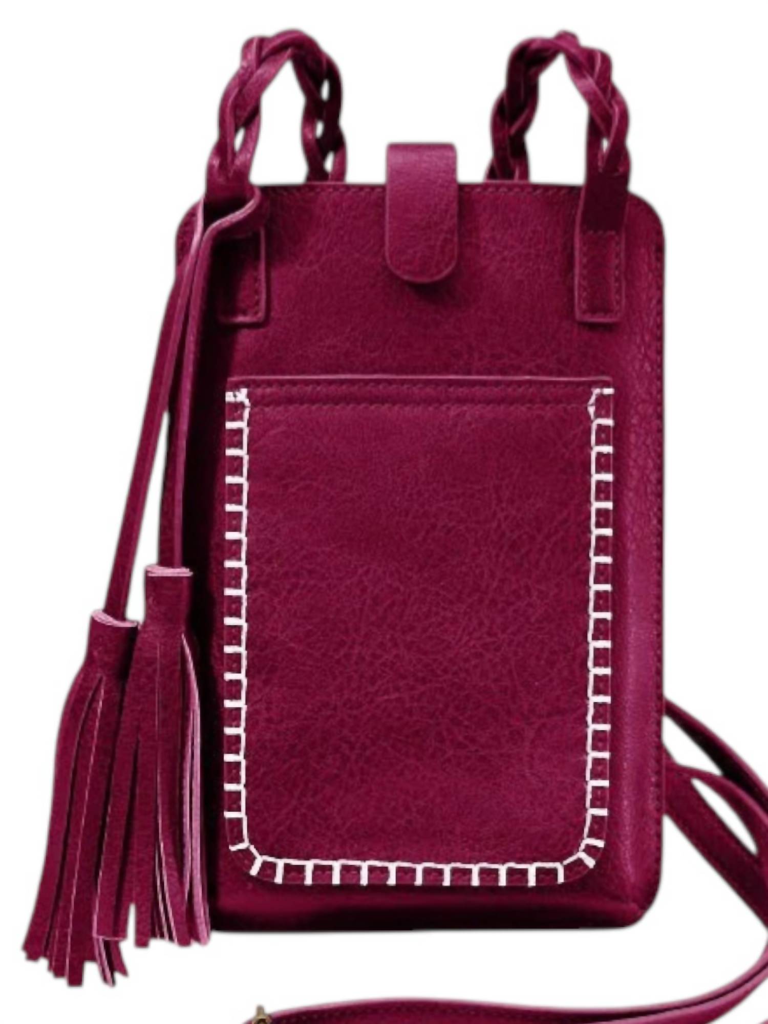Save the Girls Women's Free Spirit Touch Screen Purses in merlot - women's accessory - alternate view