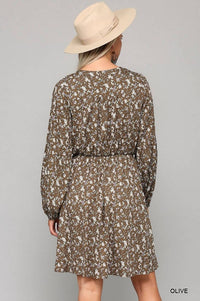 Gigio - Ditsy Floral Button Down Dress