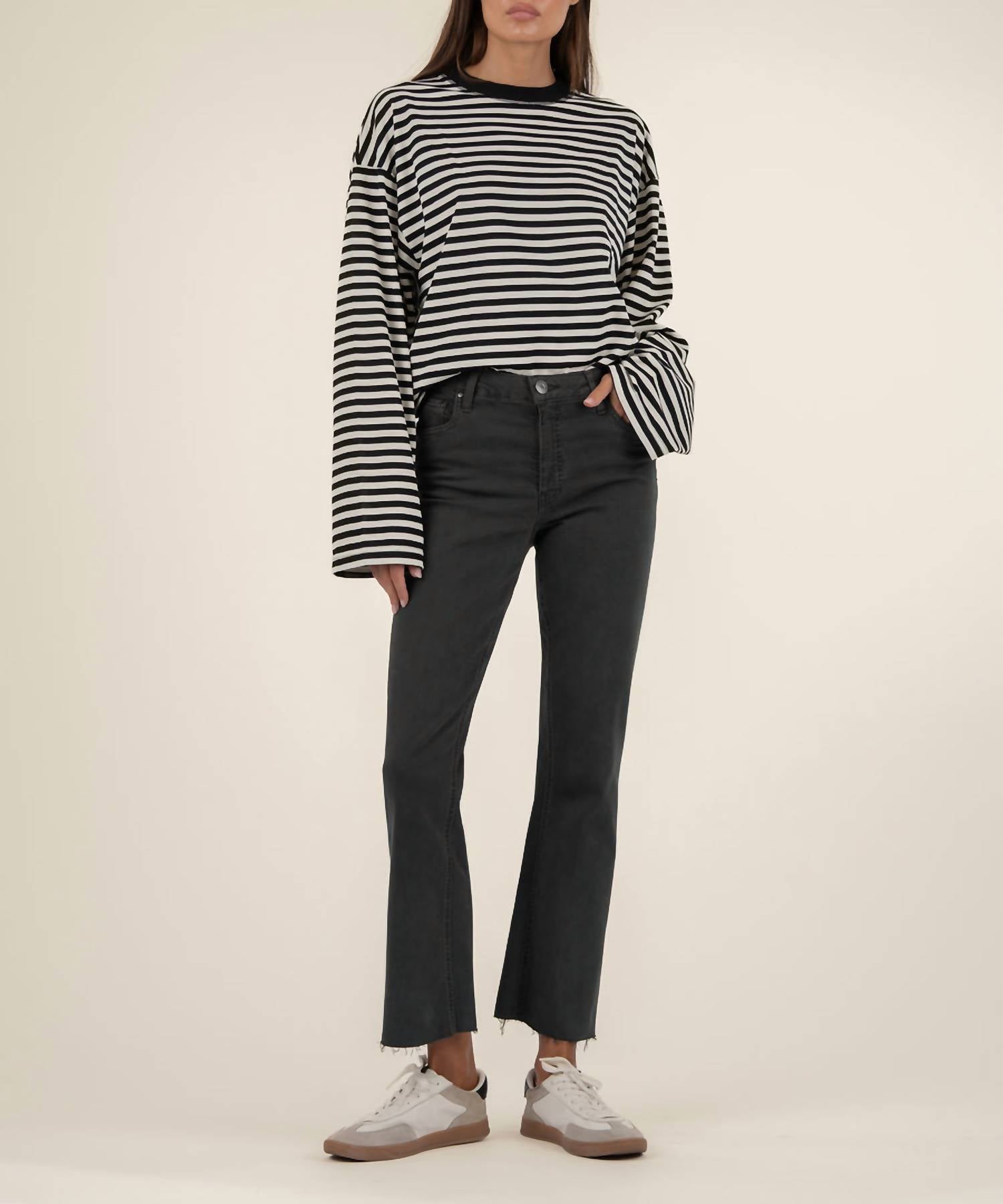 Kut From The Kloth - Kelsey High Rise Fab Ab Ankle Flare Jeans