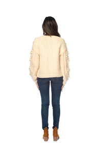 Tolani Elilah Sweater in pearl - women's sweater - alternate view