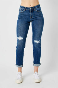 Judy Blue - Destroyed Slim Jeans