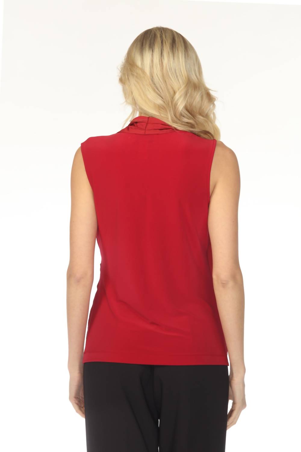 Joseph Ribkoff - Wrap Neck Sleeveless Top