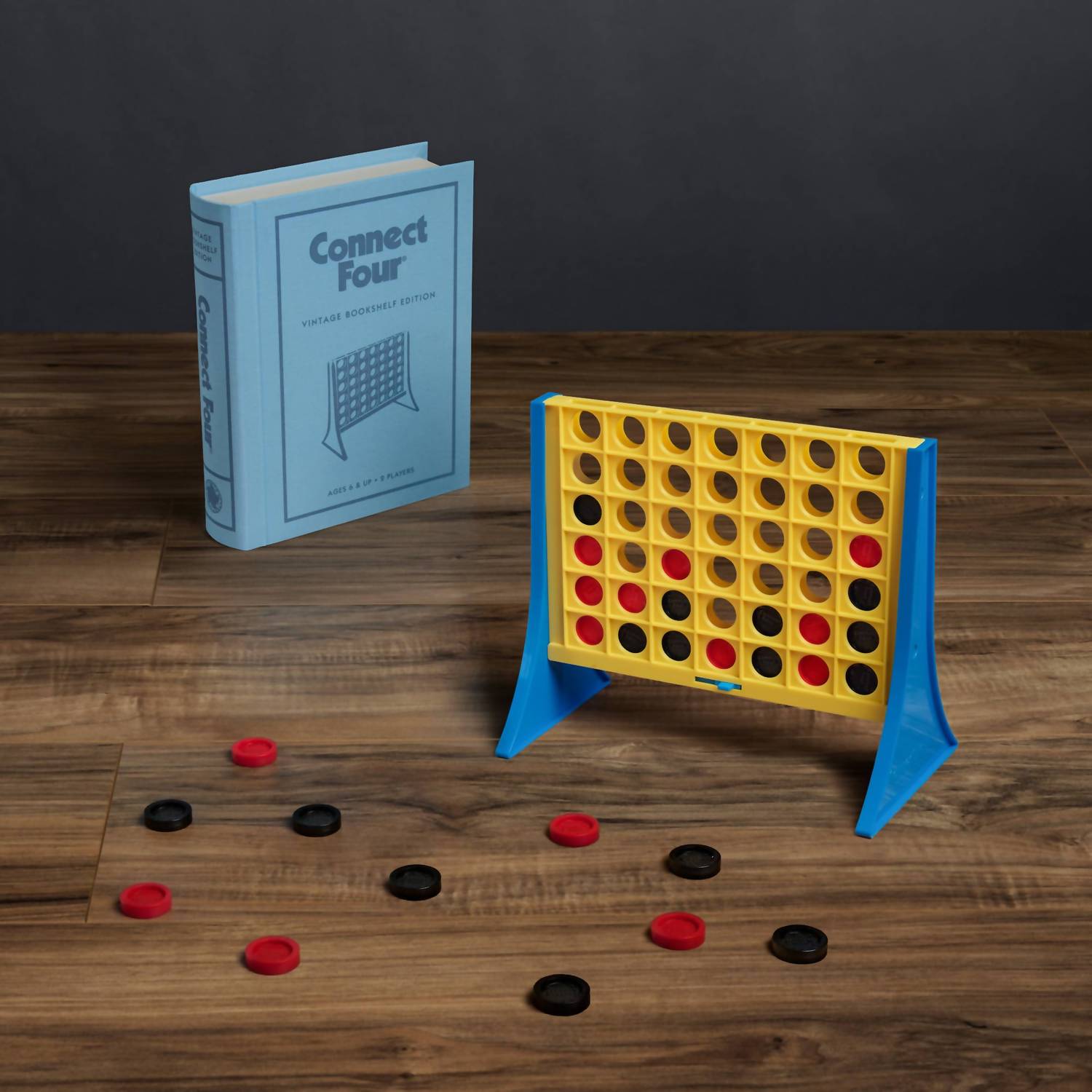 Ws Game Company - Connect 4 Vintage Bookshelf Edition