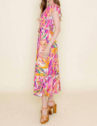 Fore Collection - Floral Smocked Dress