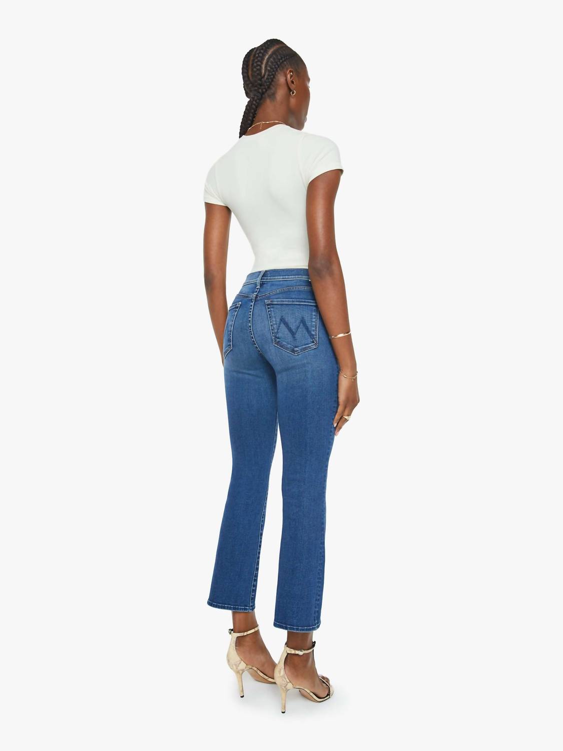 Mother - Outsider High Rise Ankle Bootcut Jean
