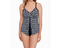 Penbrooke - Batik Charm Knotted Flyaway Tankini Top