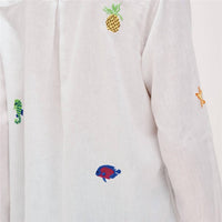 Rails - Charlie Island Embroidery Button Down