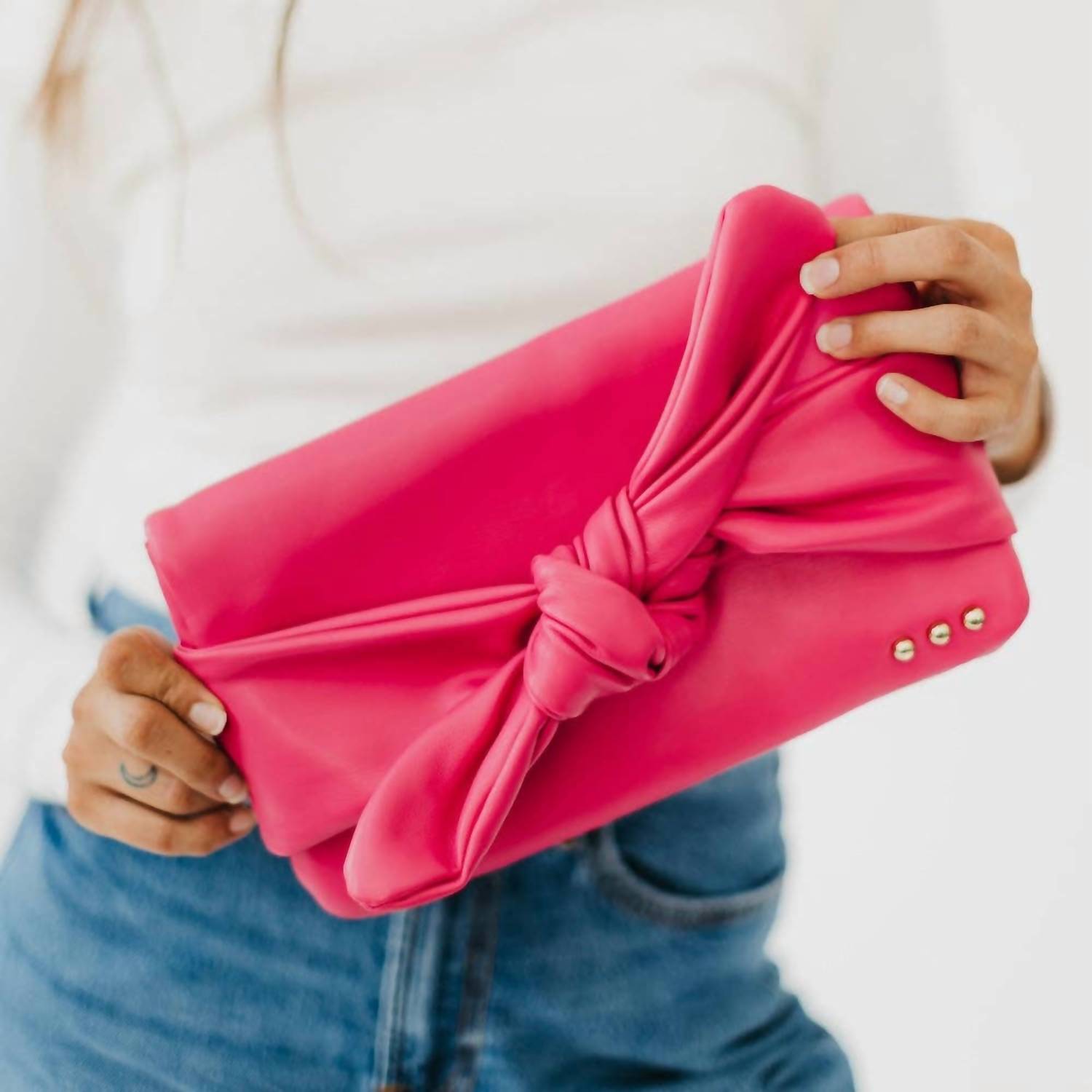 Pretty Simple - Women's Billie Bow Clutch Crossbody Bag
