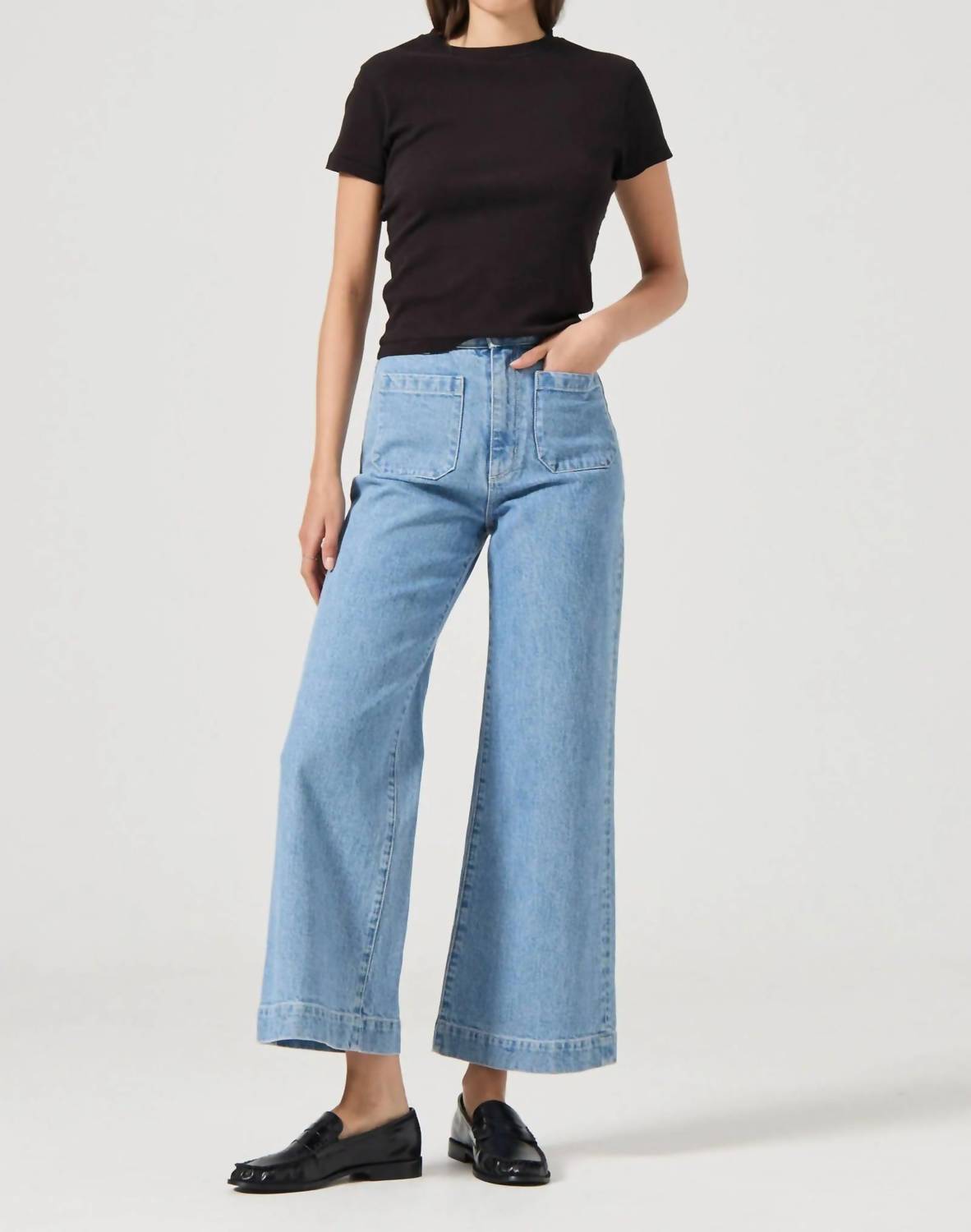 ROLLA'S Sailor Wide Leg Jeans in blue - women's jeans
