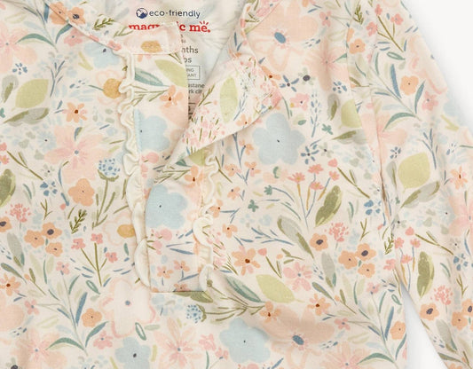 Magnetic Me - Baby Girls Long Sleeve Pajama Set With Ruffle