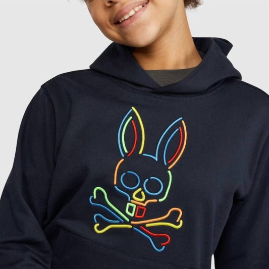 Psycho Bunny - Kid's Barbon Neon Glow Hoodie