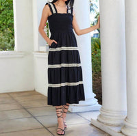 Karen Kane - Sleeveless Tiered Midi Dress