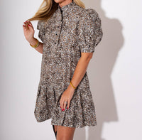 Ivy Jane - High Neck Pleated Dress
