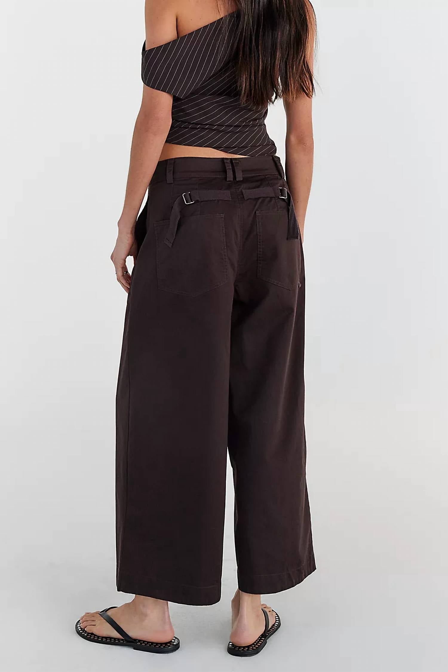 Free People - Silverlake Wide-leg Chino Trousers