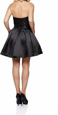 Last Dress - Chic & Sleek Noir Two-Piece Set