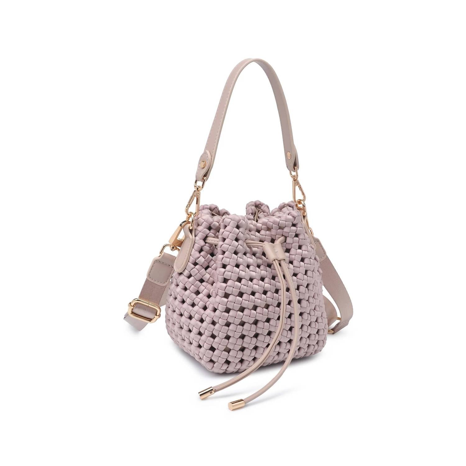 Sol And Selene - Women's Hand Woven Knot Crossbody Bag