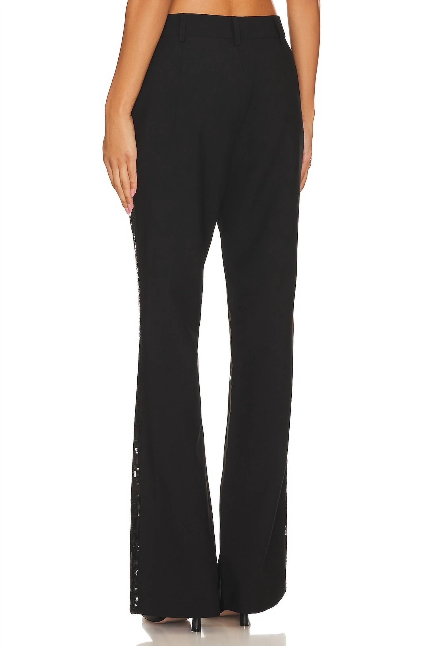STEVE MADDEN WAVERLY PANTS in black - women's pants - alternate view