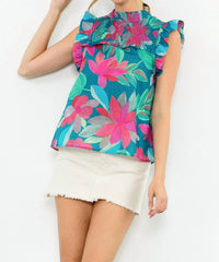 Thml - Joyce Ruffle Sleeve Smocked Top