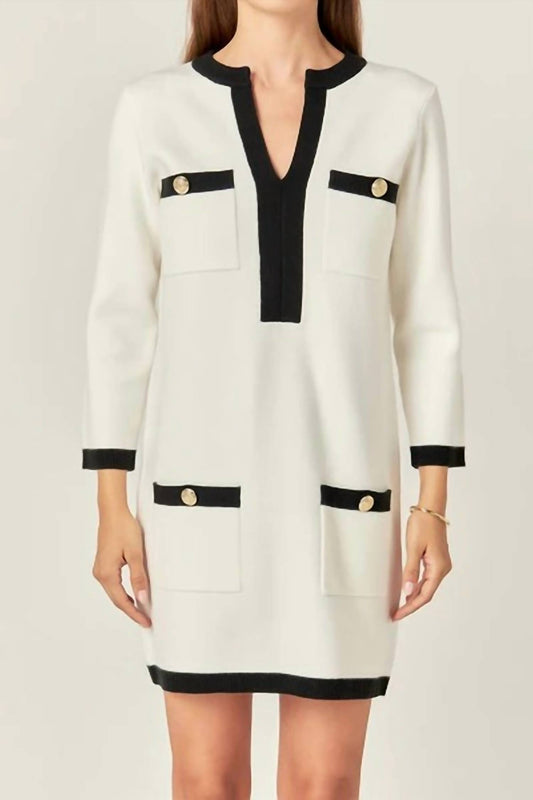 English Factory - Mini Knit Dress