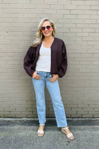 Sanctuary - Women's Linen Bubble Jacket