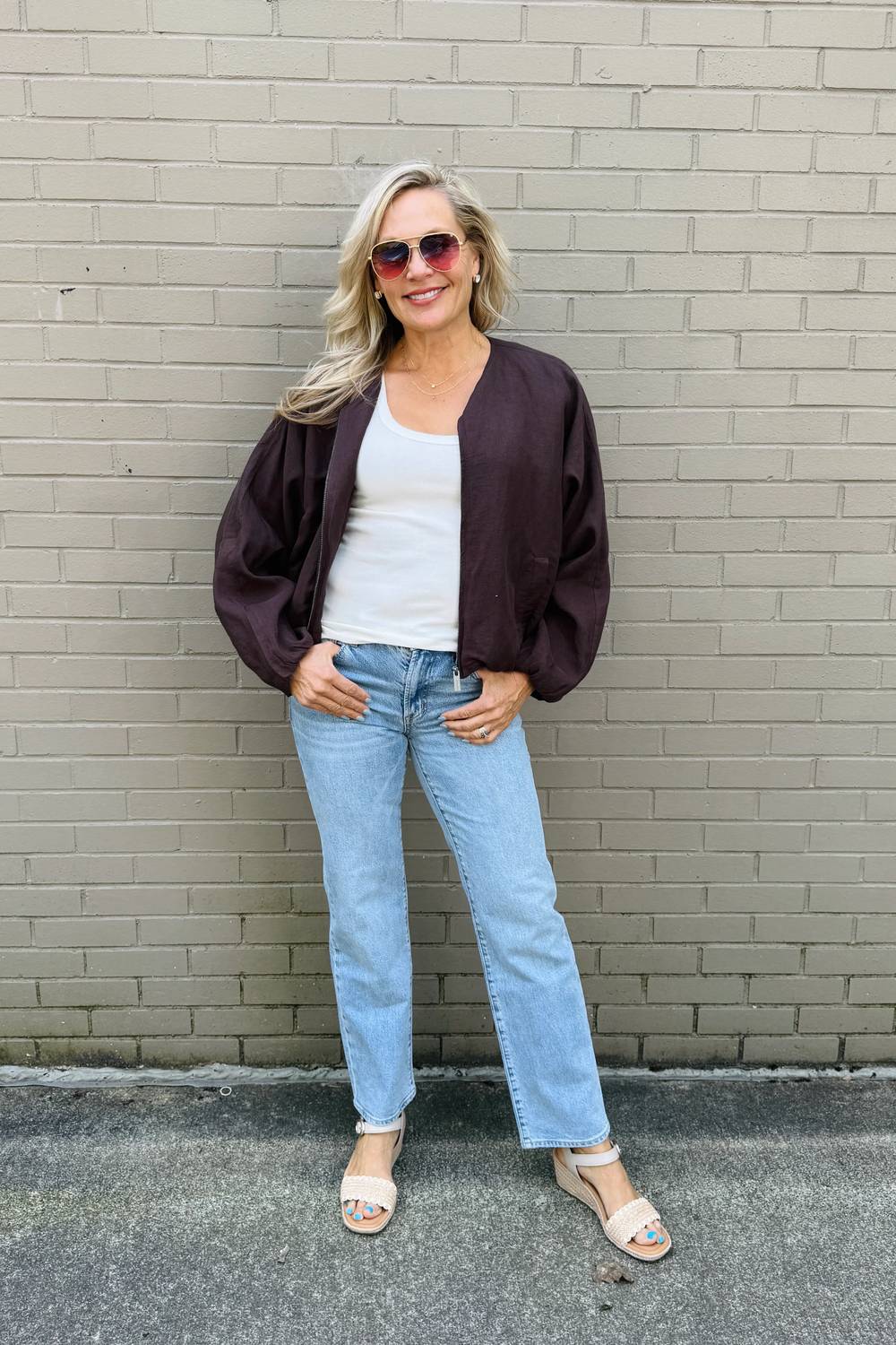 Sanctuary - Women's Linen Bubble Jacket