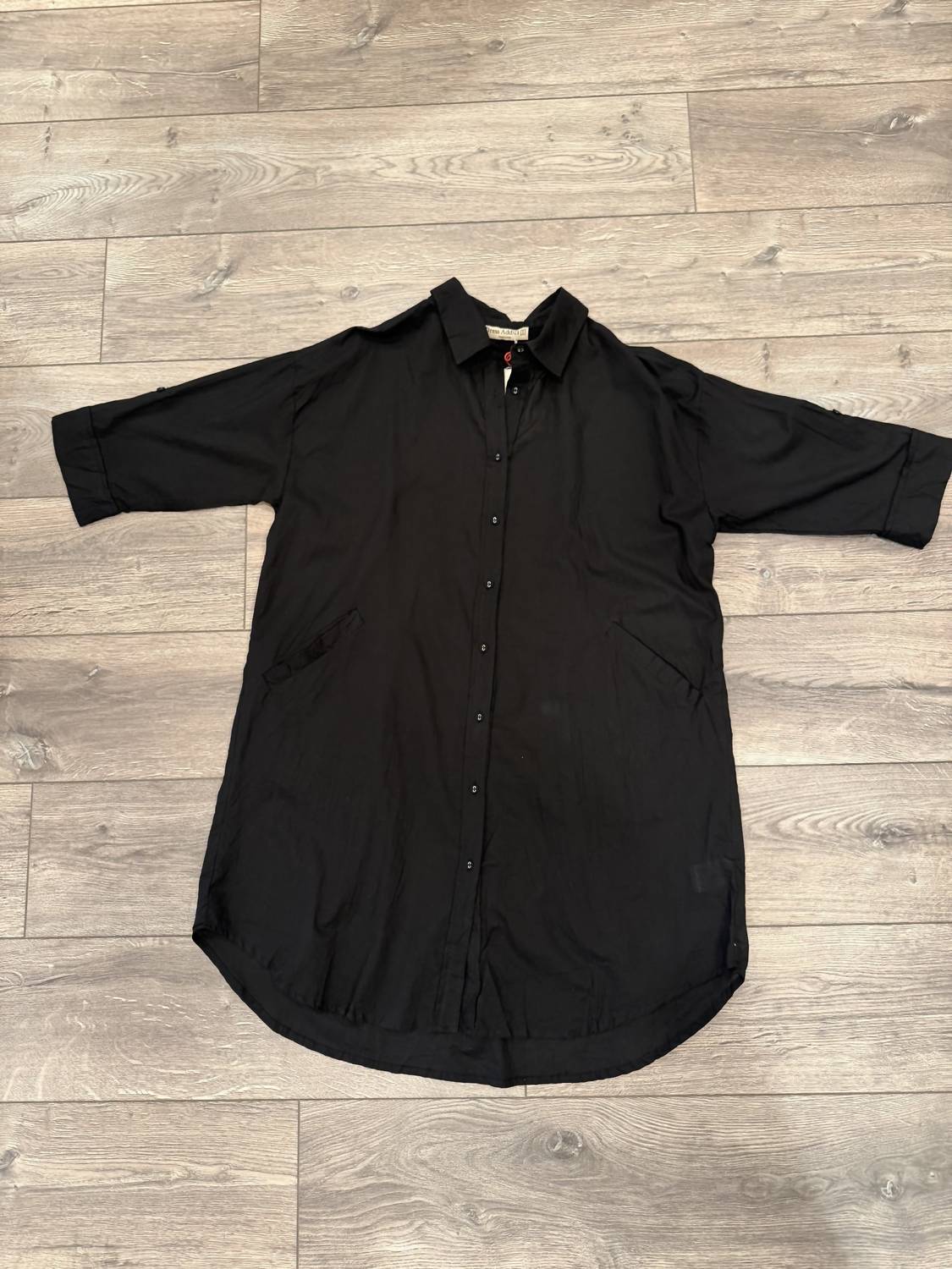 Dress Addict - Women's Jiji Plain Crinkle Dress