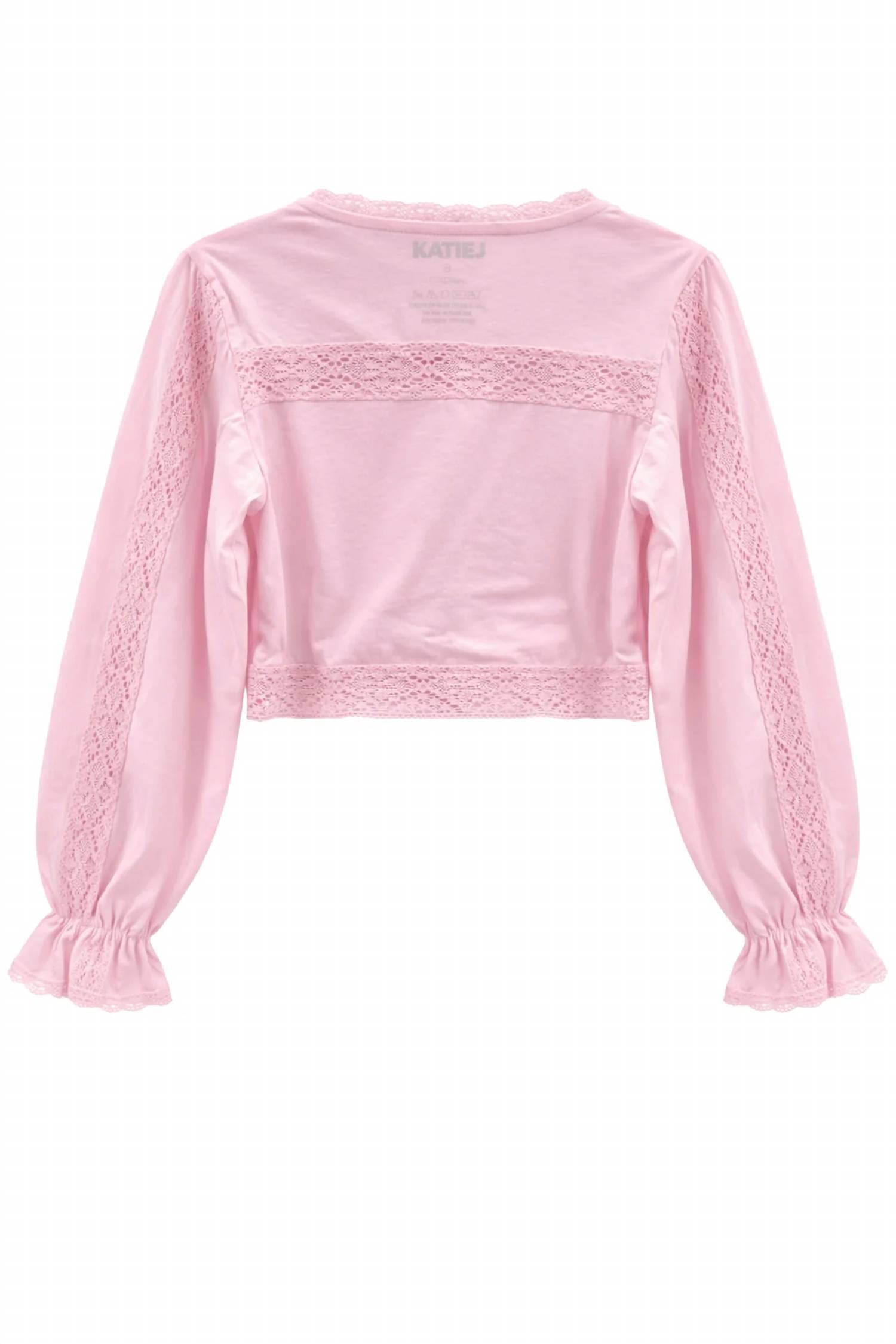 Katie J Nyc - Addie Lace Trim Top