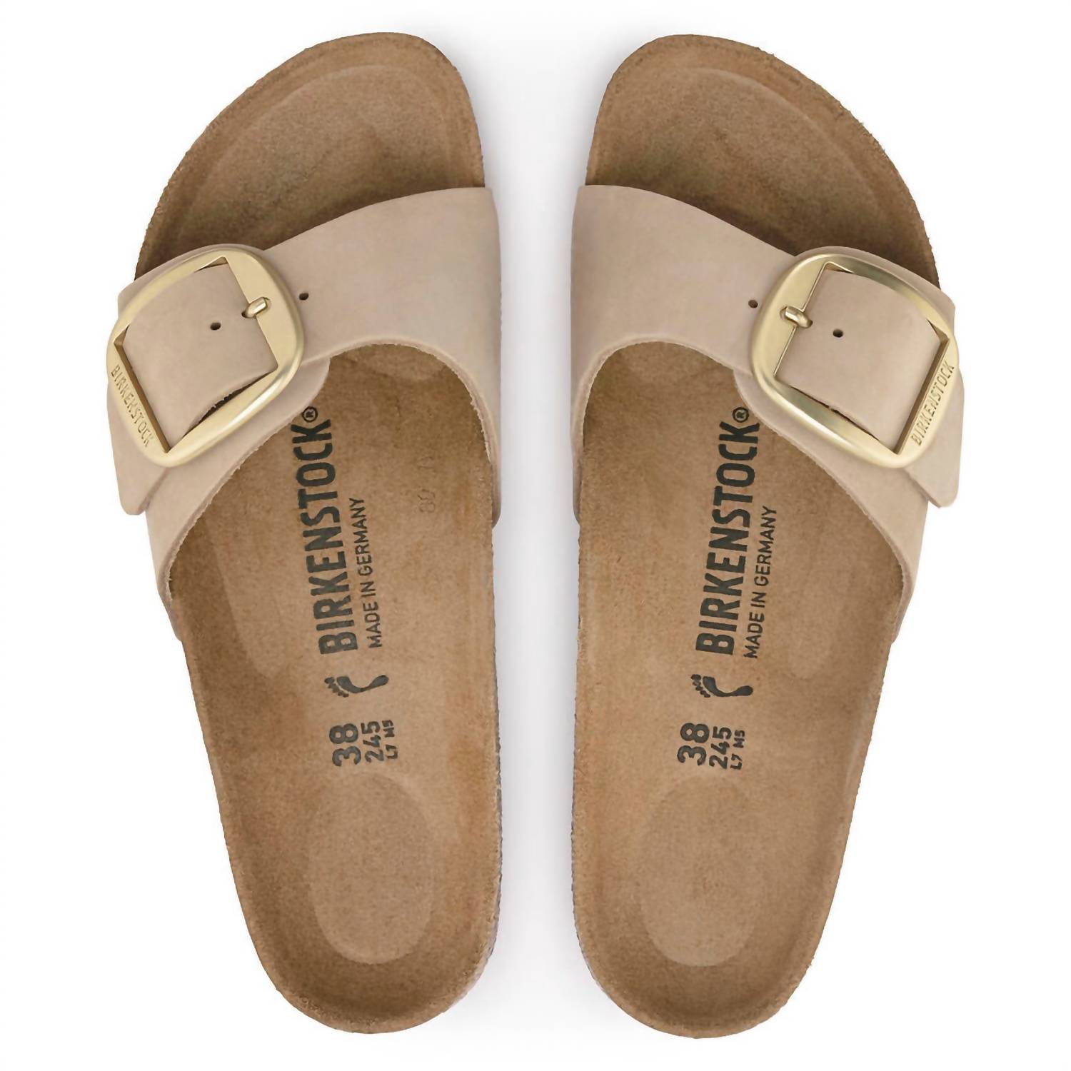 BIRKENSTOCK Women's Madrid Big Buckle Sandal in sandcastle - women's sandal - view 4