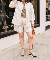 Gentle Fawn - STRIPED LINEN SHIRT