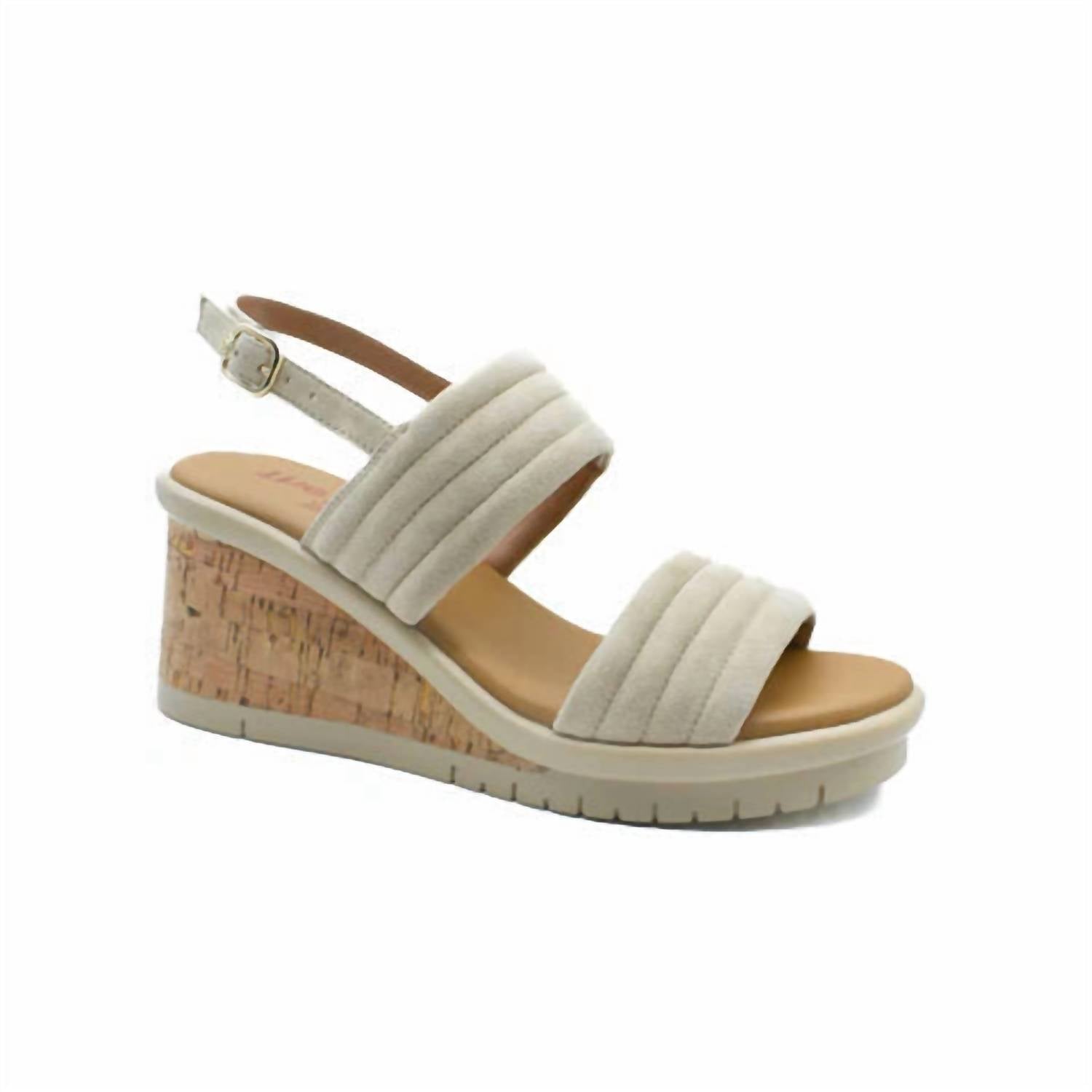 The FLEXX Women's Maize Sedge Sandals in tan - women's shoe