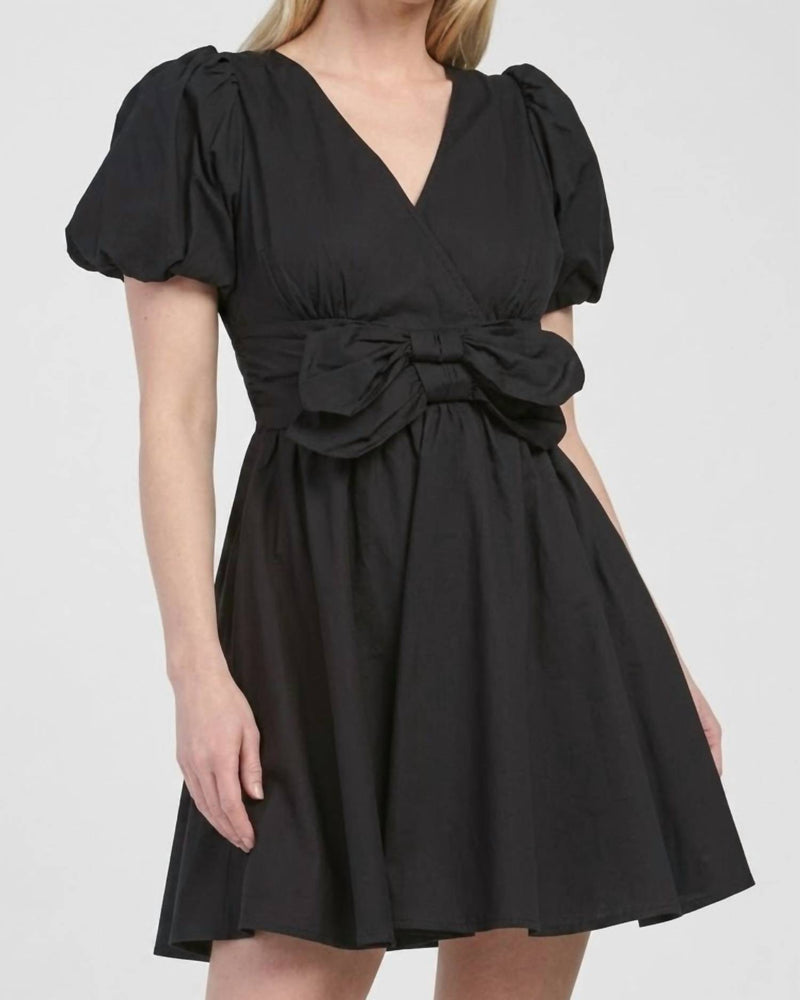 Moon River - Bella Bow Mini Dress