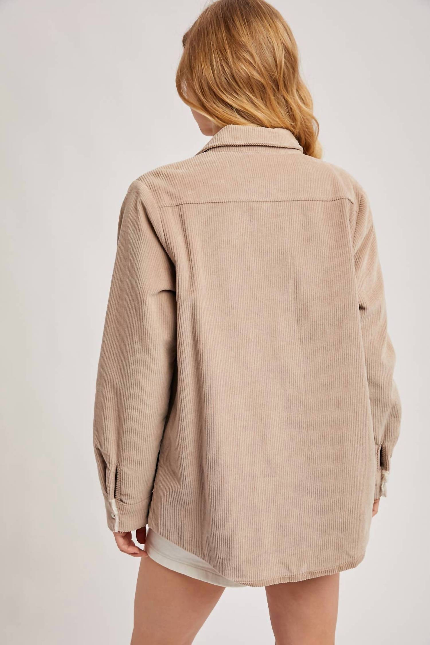 Bluivy - Corduroy Sherpa-lined Jacket