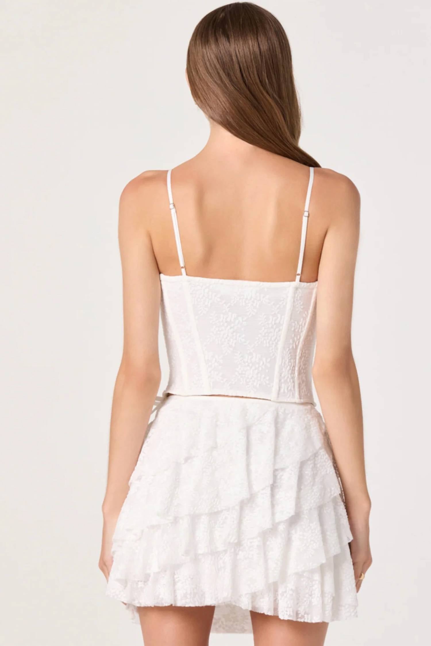 Astr - Madeleine Cropped Bustier Top