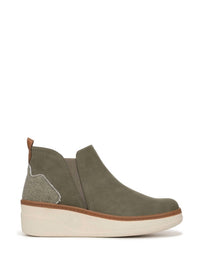 BLOWFISH Women's Charming Wedge Ankle Boots in olive - women's shoe