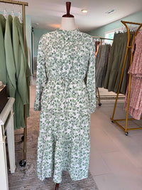 She + Sky - Women's Good Ridge Floral Midi Dress