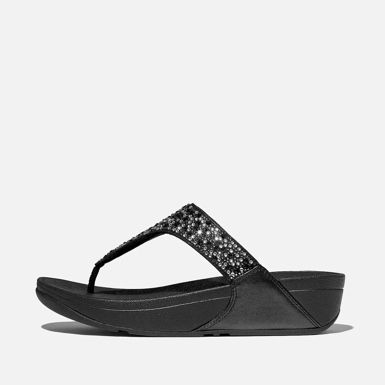 Fitflop - Women's Lulu Crystal-mix Toe-post Sandals